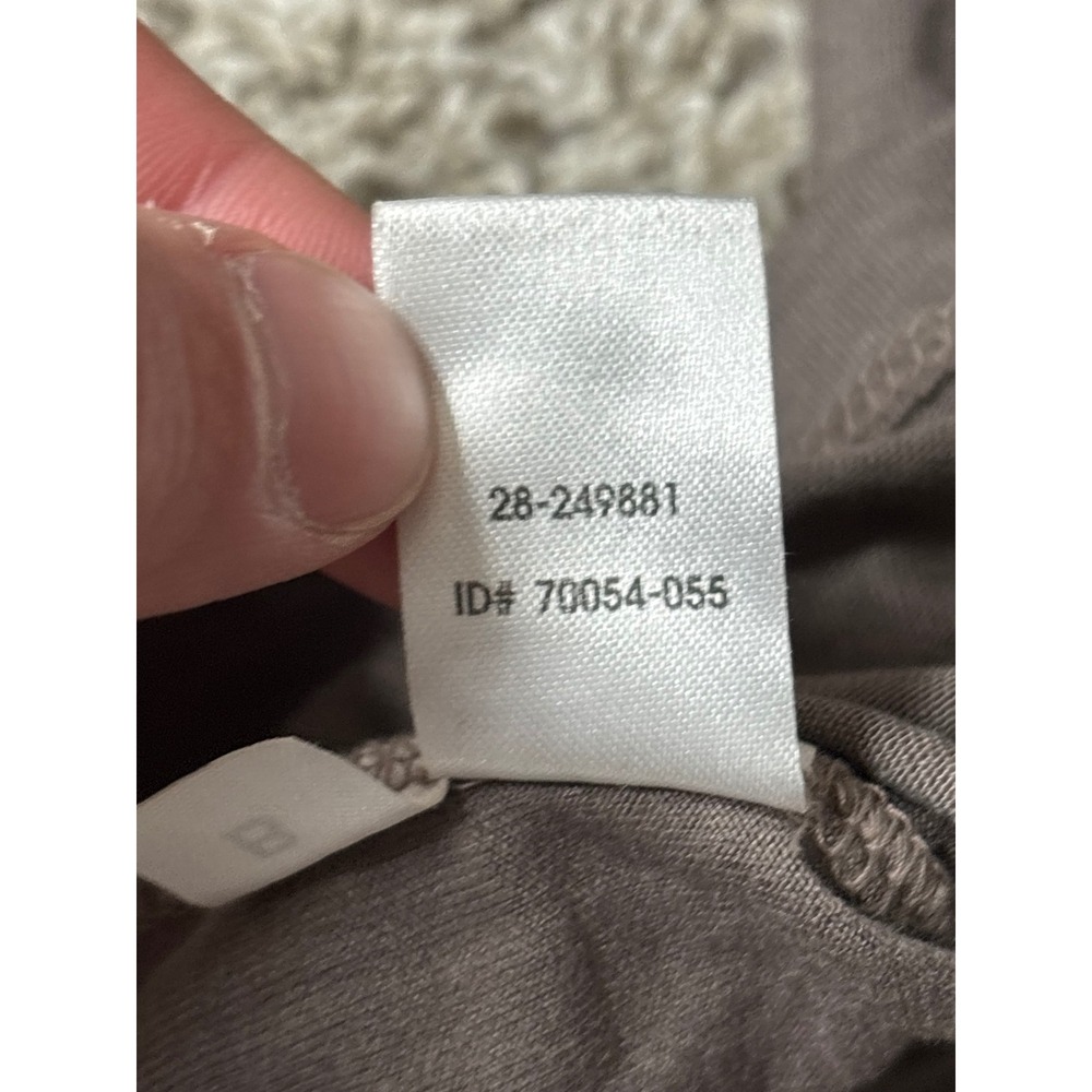 Ann Taylor LOFT Taupe Brown Scoop Neck Tank Top Rayon Tencel Blend XS - Picture 5 of 8